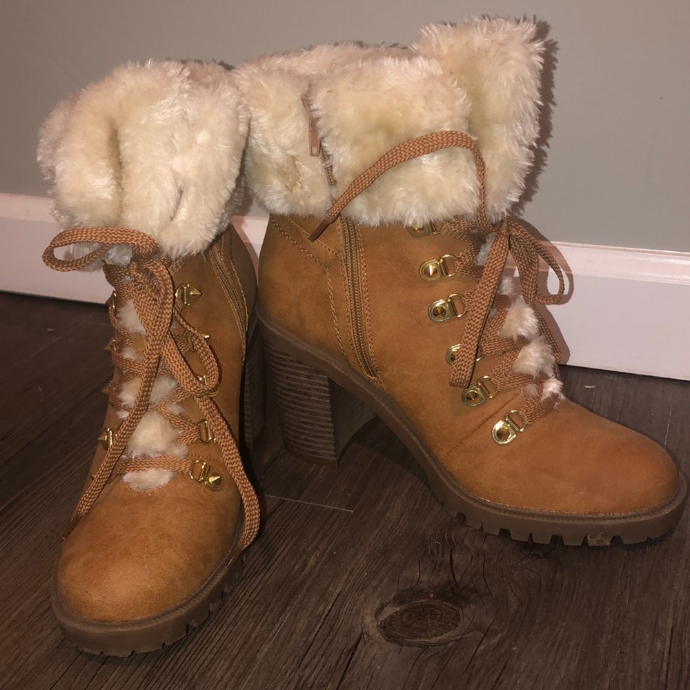 G By Guess Boots with Fur